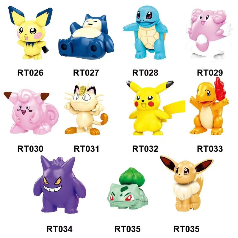 Lego Set Creator - Pokémon Assembly Toy Anime Minifigure Building