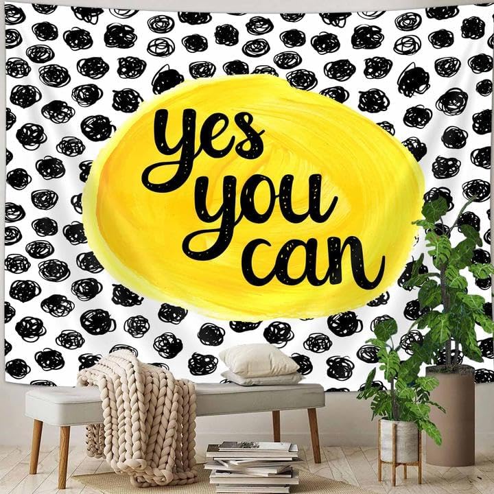 Kids Education Motivation - Uokiuki Inspirational Motivational Quote Tapestry, Educational