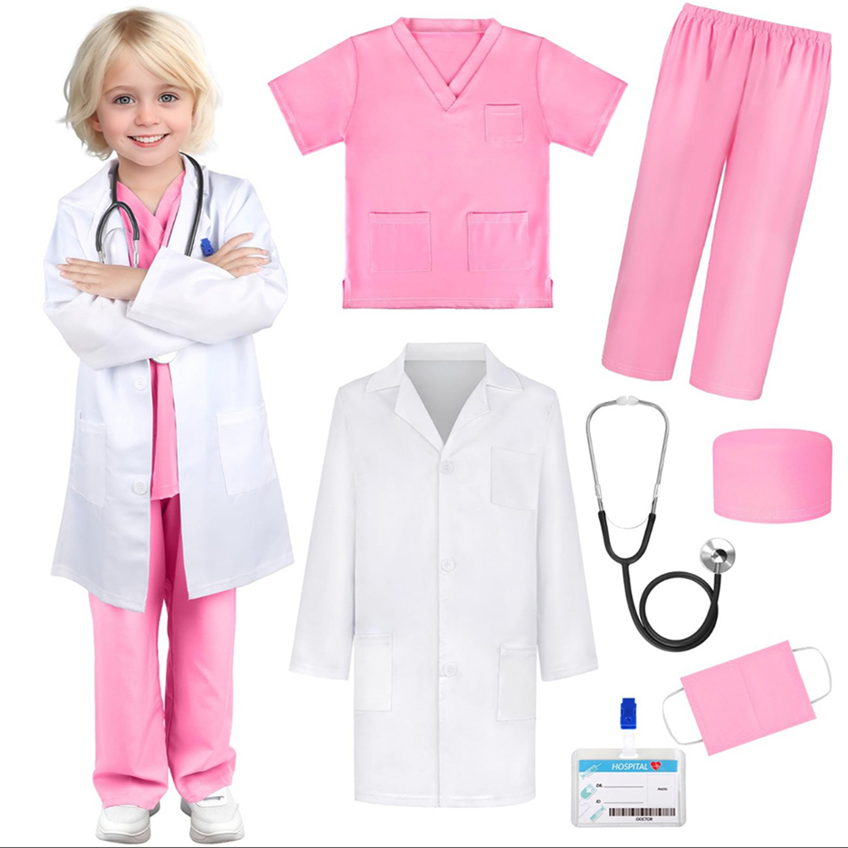 7 Pcs/Pack Kid White Medical U - Kids Doctor Education recension och pris