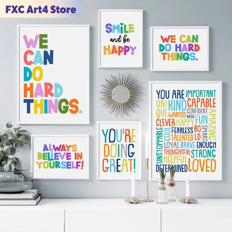 Frameless Positive Kid Classro - Kids Education Motivation recension och pris