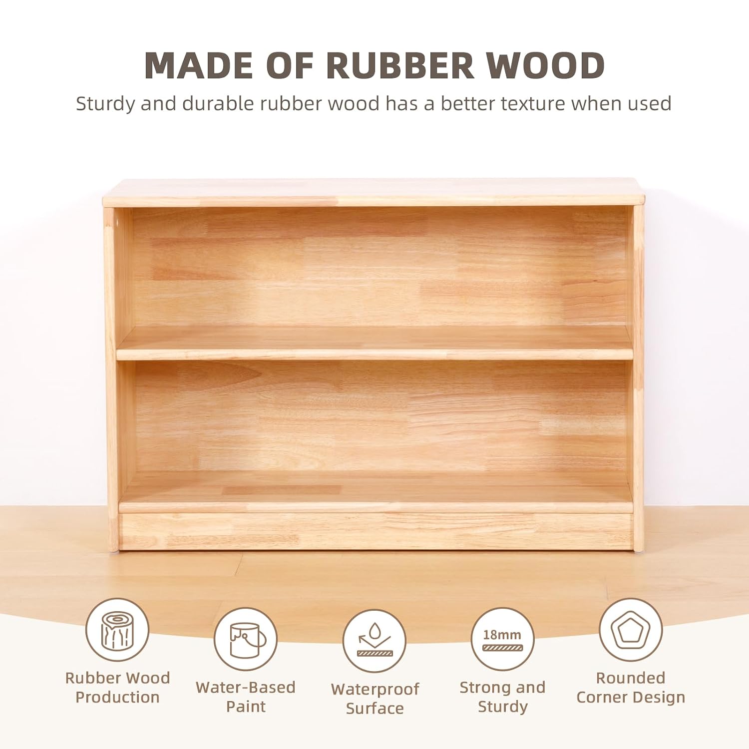 Montessori Shelf 2-Tier Toy St - Montessori Shelf Toy recension och pris