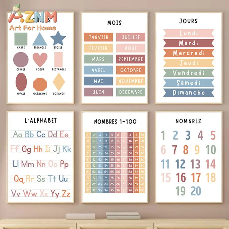 English French Number Alphabet - Kids Educational - Alphabet Numbers & More recension och pris