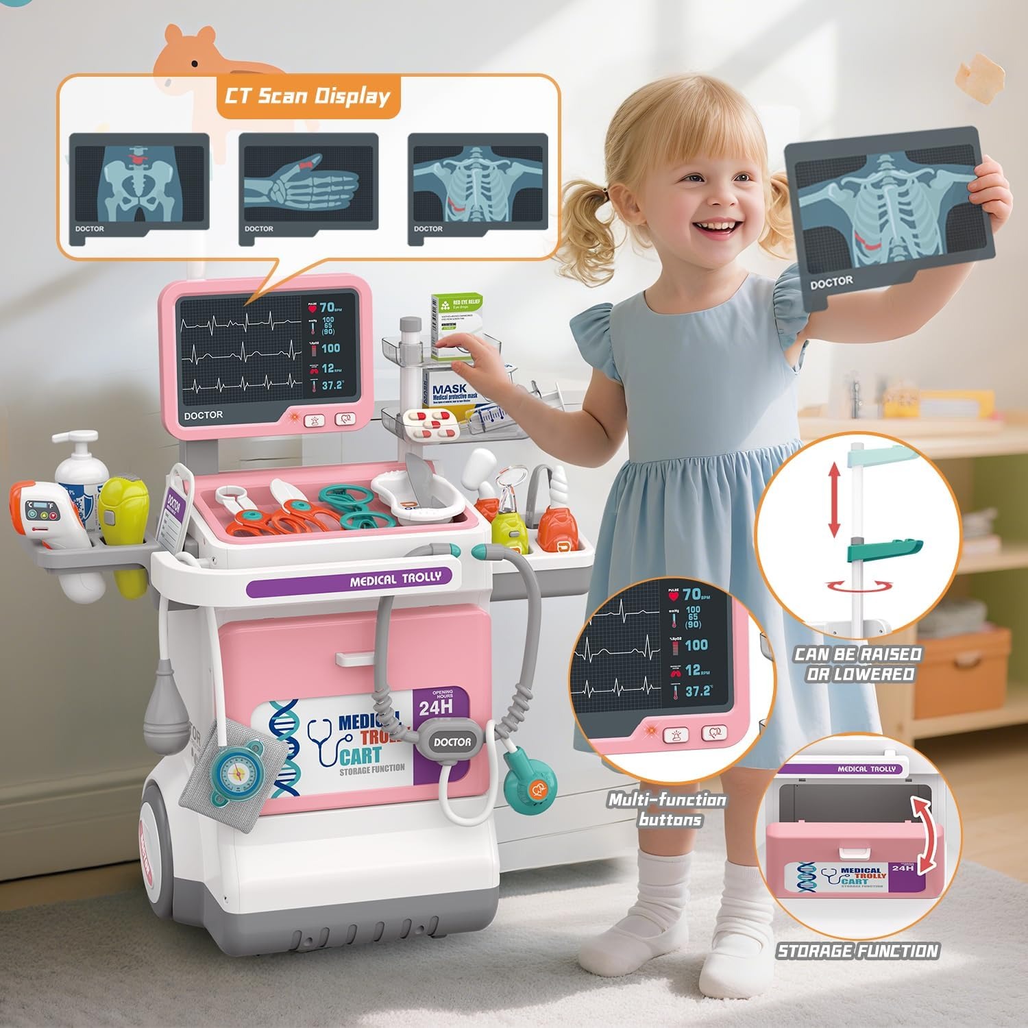 Deluxe Kids Doctor Play Set Pr - Kids Doctor Education recension och pris