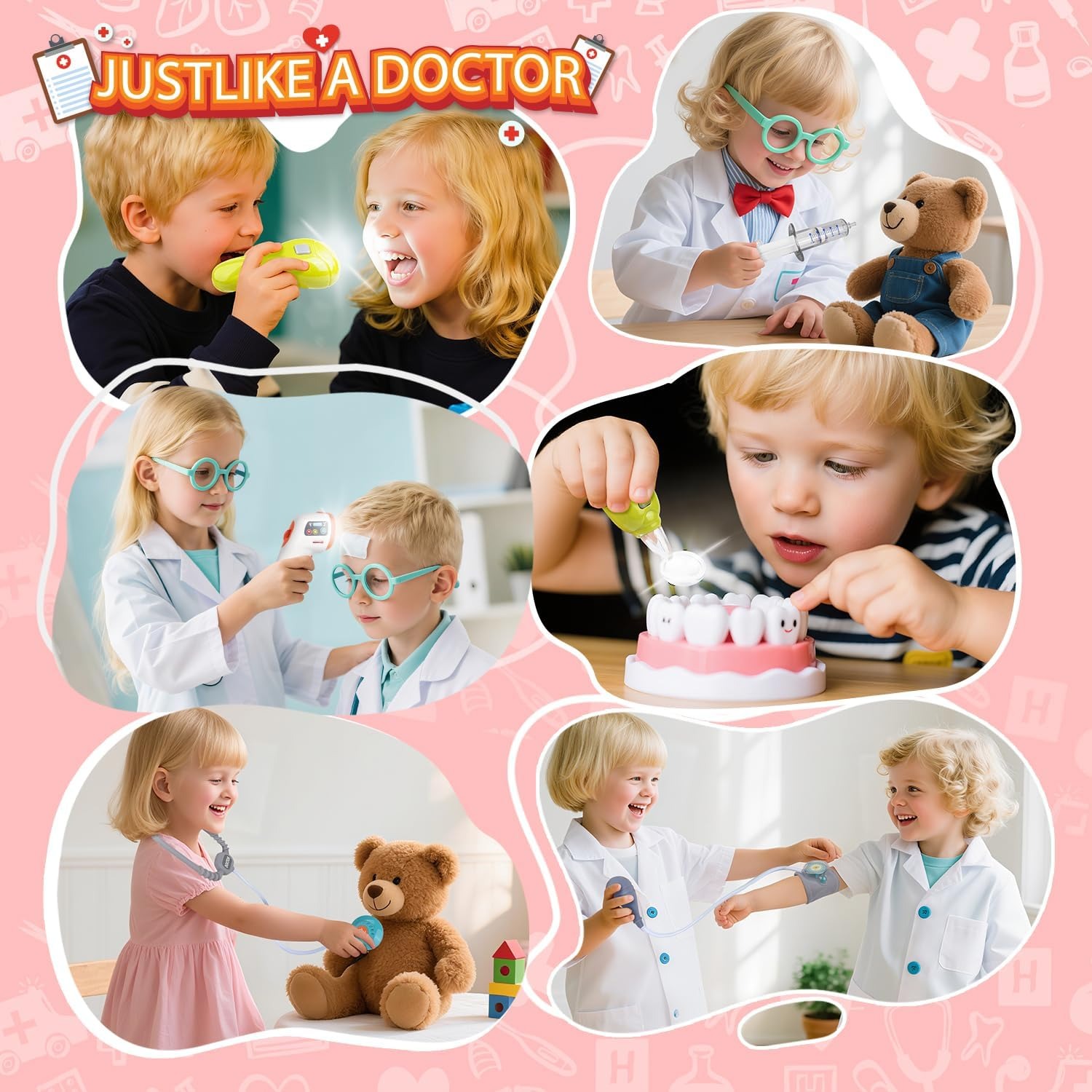 Deluxe Kids Doctor Play Set Pr - Kids Doctor Education recension och pris