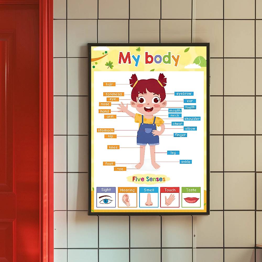 Colorful Toddler Educational C - Kids Education Charts recension och pris
