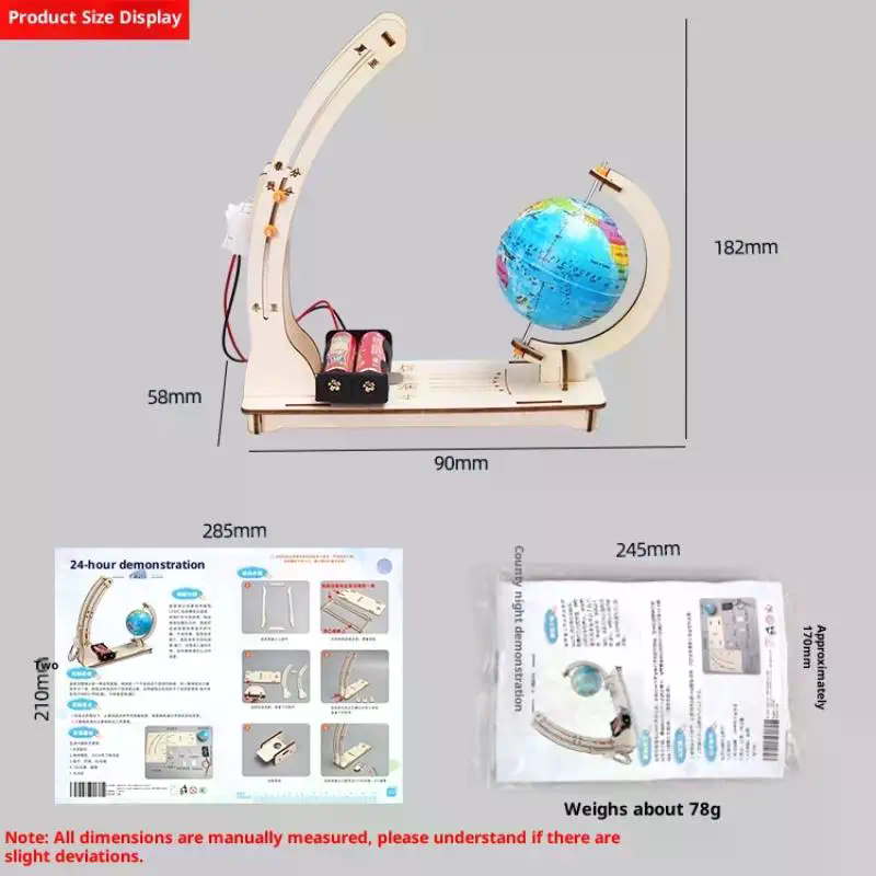 DIY 1 Set Earth Model Science  - Educational Globe For Kids recension och pris