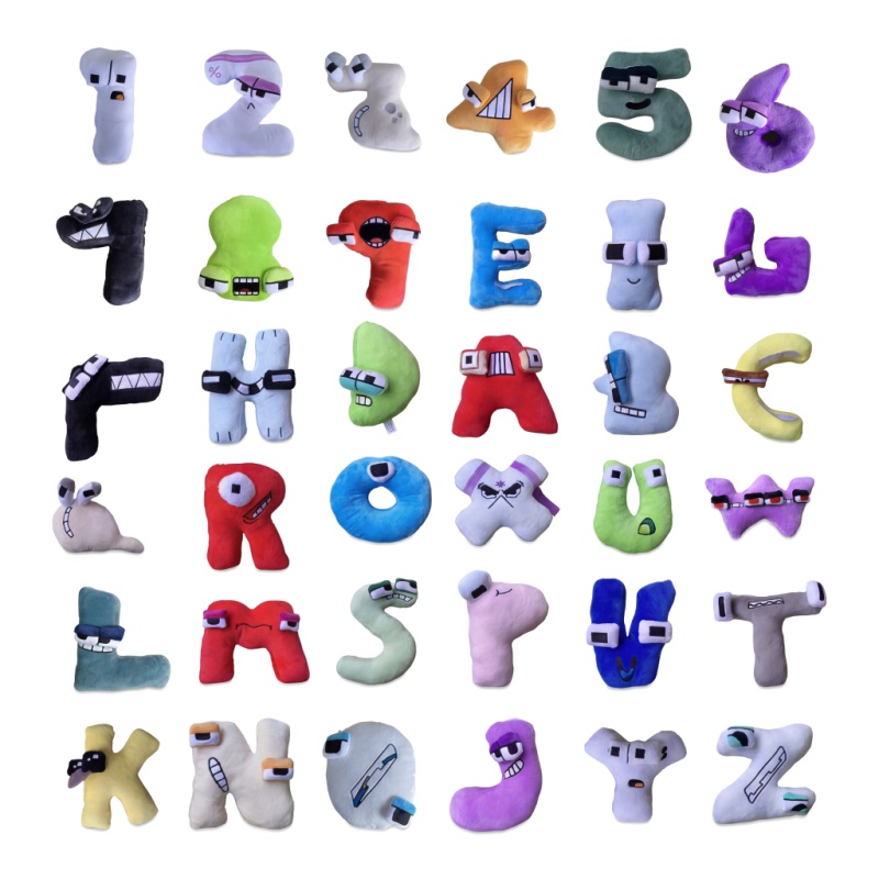 26 Pcs Alphabet & Number Plush - Kids Educational - Alphabet Numbers & More recension och pris