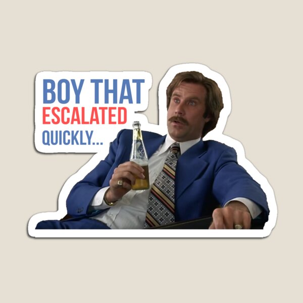 Anchorman Will Ferrell Boy Tha - Magnetic Letter Board recension och pris