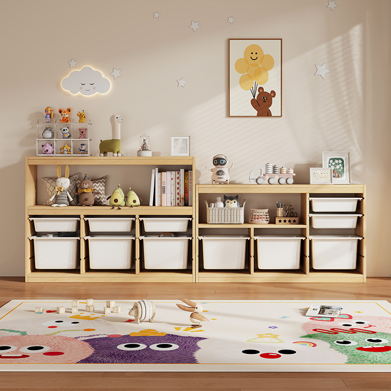 Toy cabinet Montessori childre - Montessori Shelf Toy recension och pris