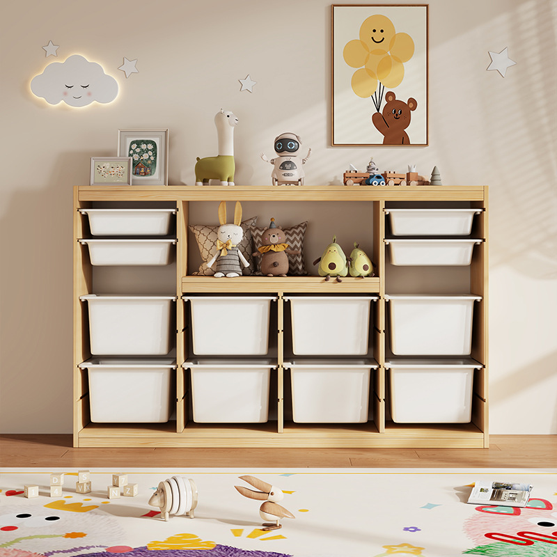 Toy cabinet Montessori childre - Montessori Shelf Toy recension och pris