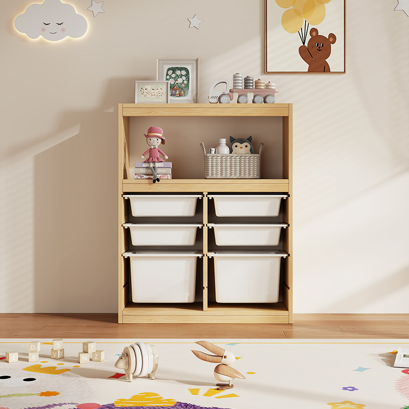 Toy cabinet Montessori childre - Montessori Shelf Toy recension och pris