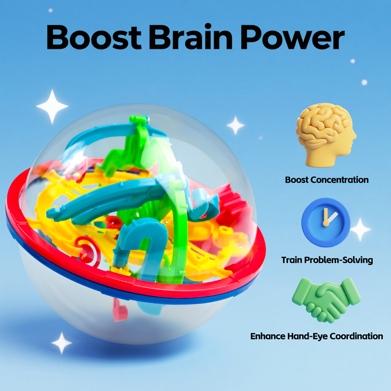 3D Magic Ball Labyrinth Brain  - Educational Globe For Kids recension och pris