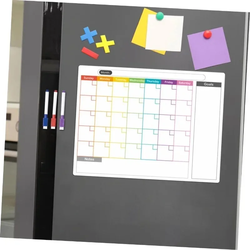 Fridge Magnetic Calendar Board - Magnetic Letter Board recension och pris
