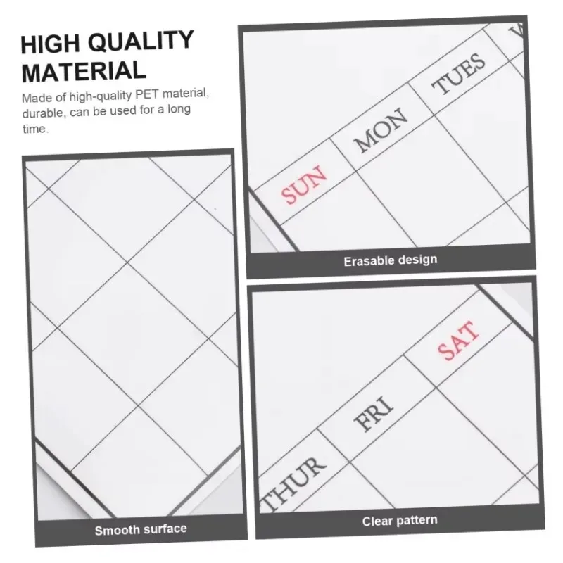 Fridge Magnetic Calendar Board - Magnetic Letter Board recension och pris