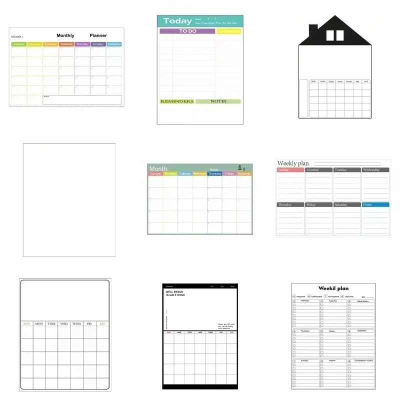 Fridge Magnetic Calendar Board - Magnetic Letter Board recension och pris