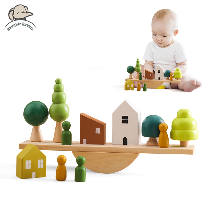 Montessori Sensory Toys  Stack - Montessori Shelf Toy recension och pris