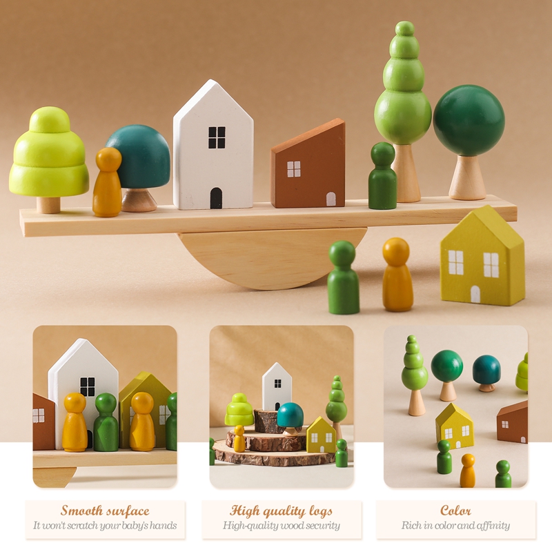 Montessori Sensory Toys  Stack - Montessori Shelf Toy recension och pris