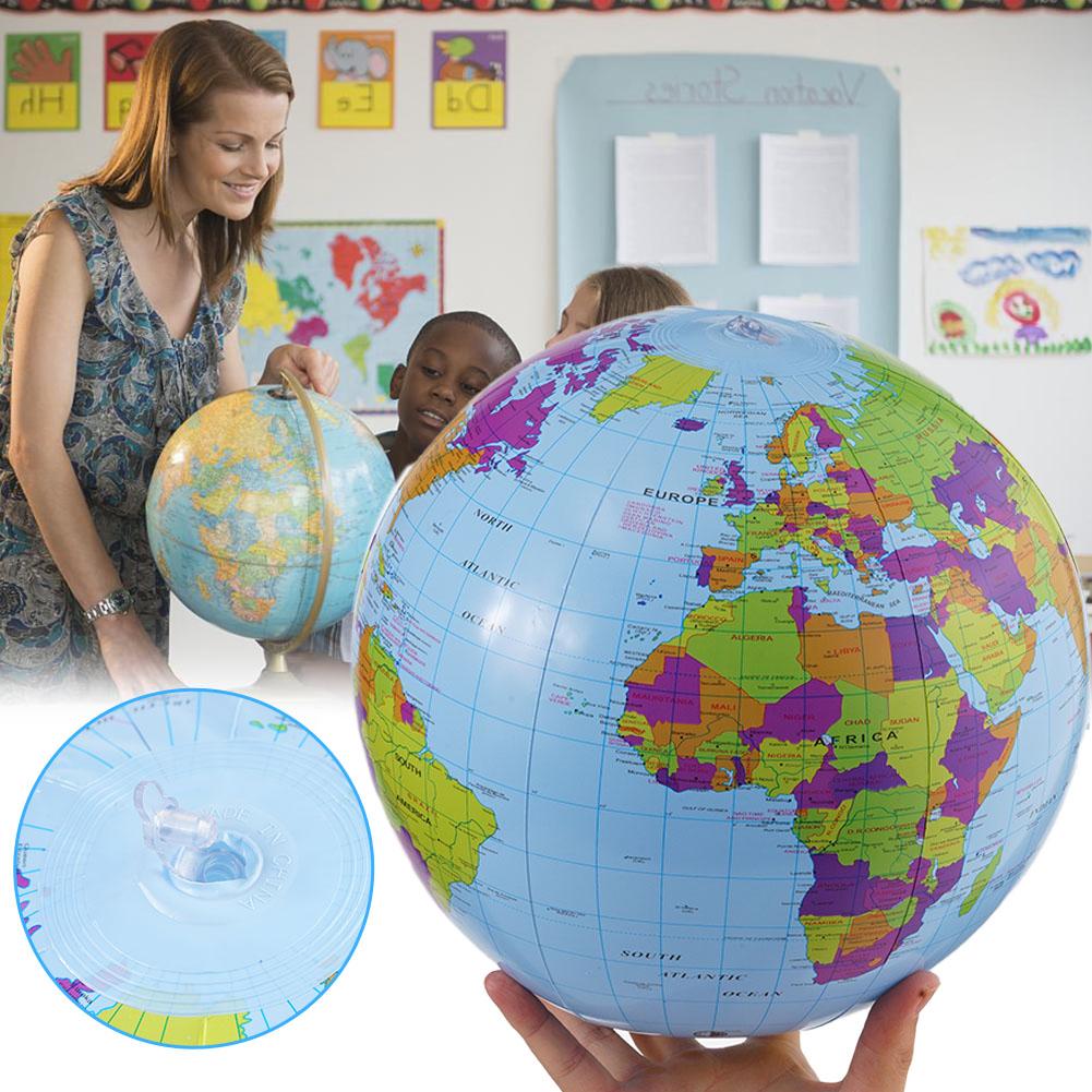 12/16Inch Inflate Globe Beach  - Educational Globe For Kids recension och pris
