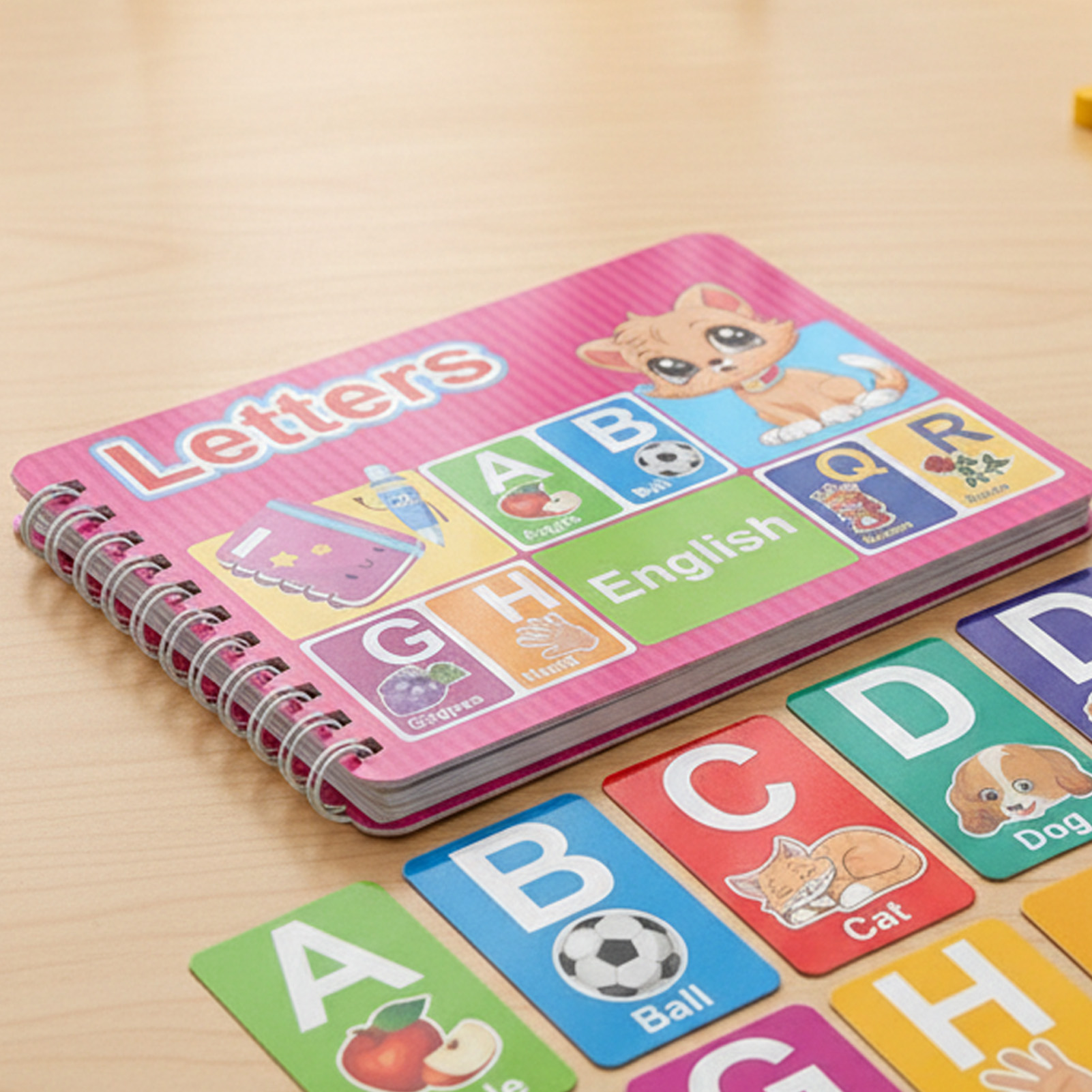 Early Education Cognitive Card - Kids Educational - Alphabet Numbers & More recension och pris