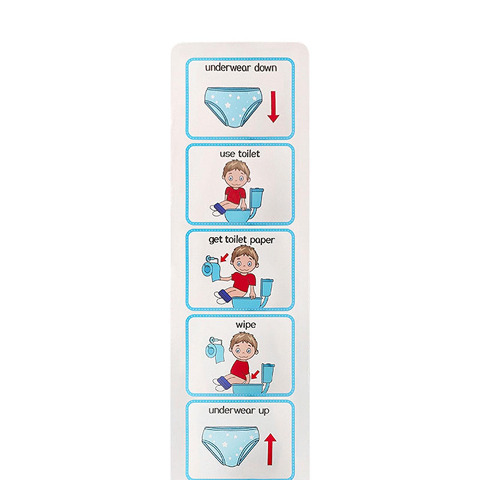Kids Potty Chart Visual Schedu - Kids Education Charts recension och pris