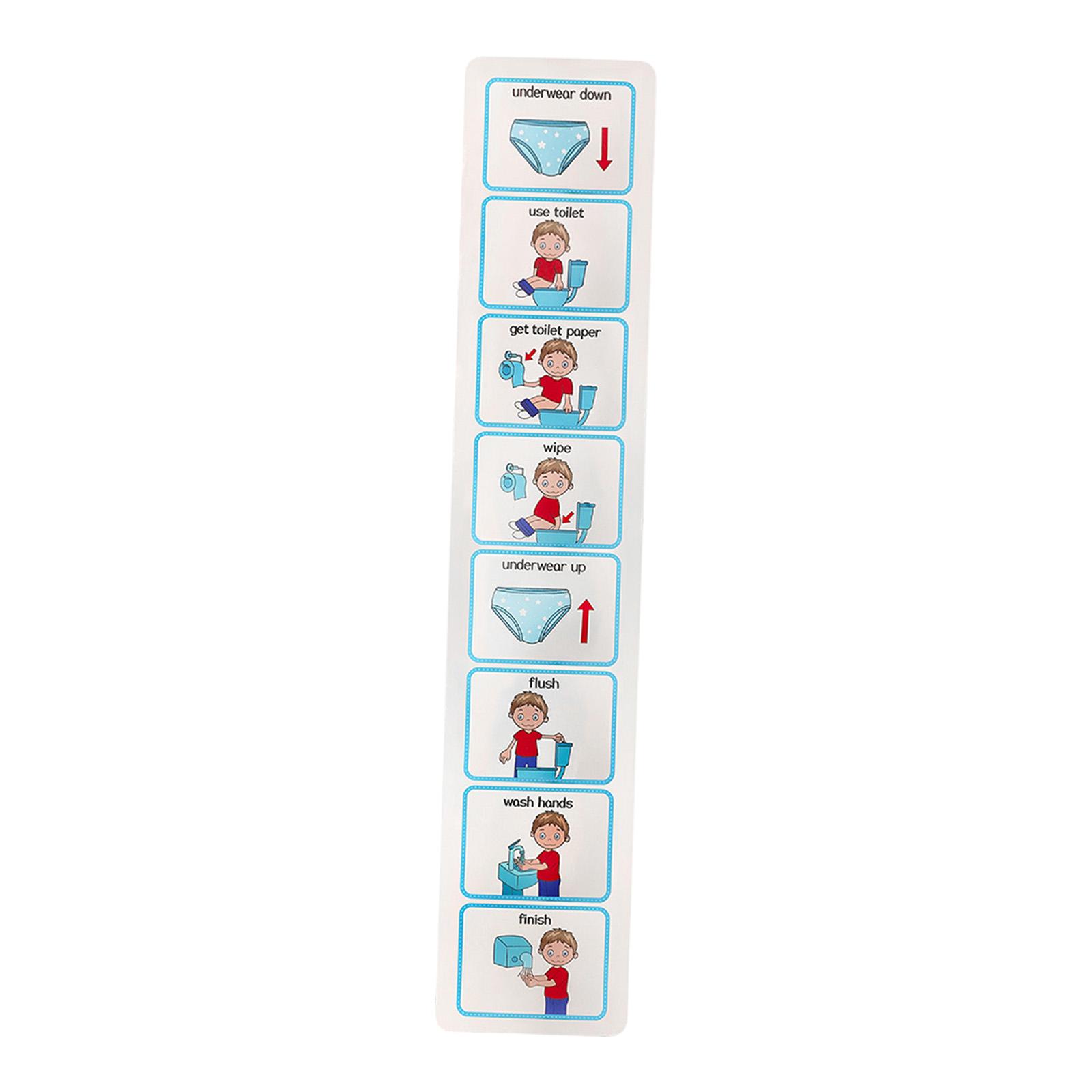 Kids Potty Chart Visual Schedu - Kids Education Charts recension och pris