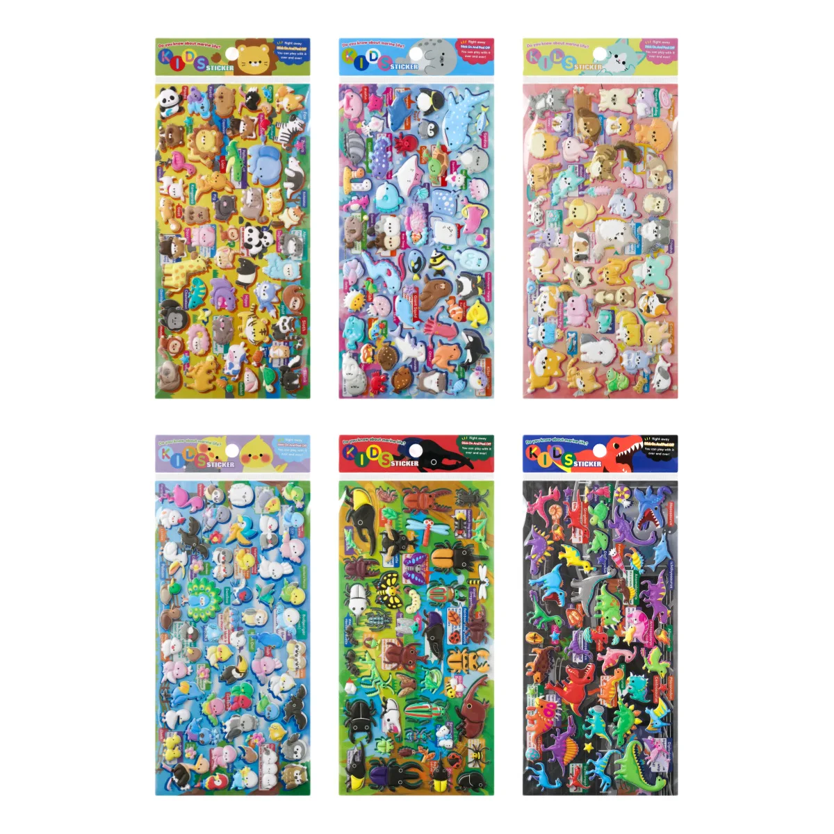 ot Sale 3D Kawaii Label Animal - Kids Education Charts recension och pris