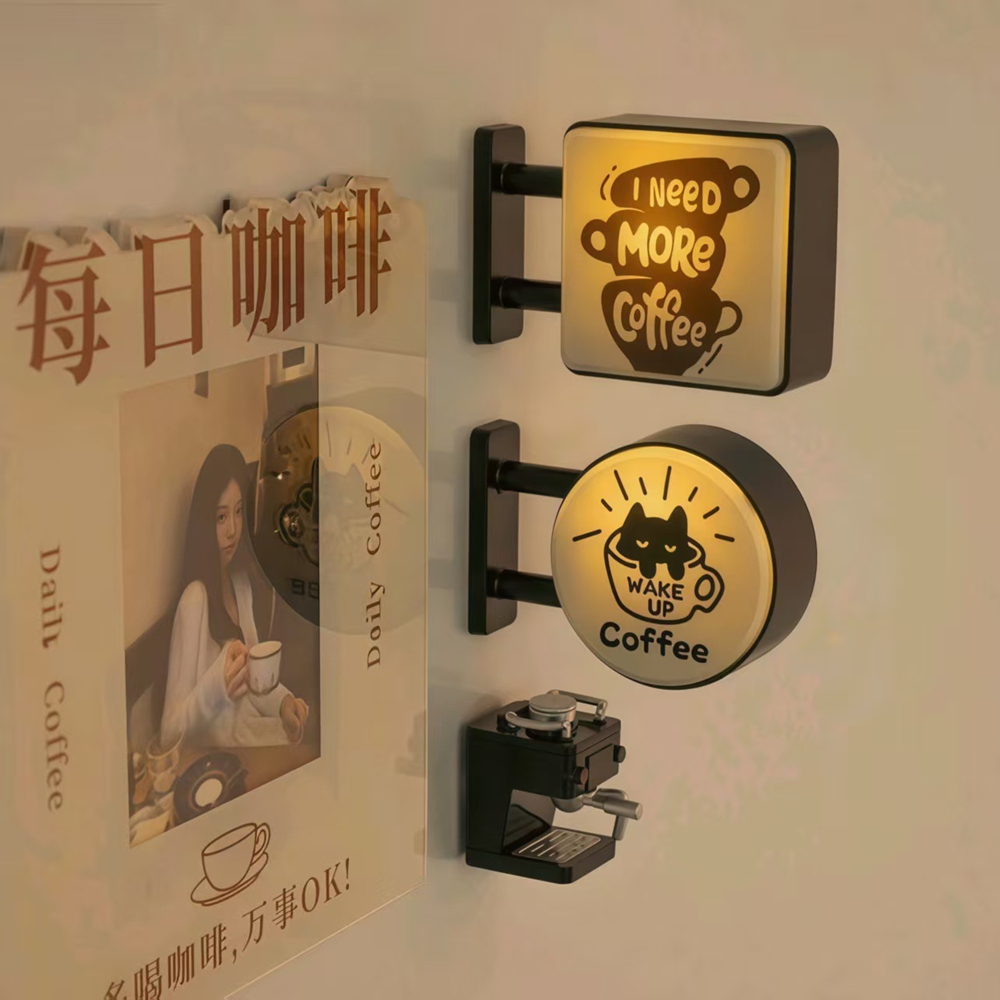 American Coffee Shop Illuminat - Magnetic Letter Board recension och pris