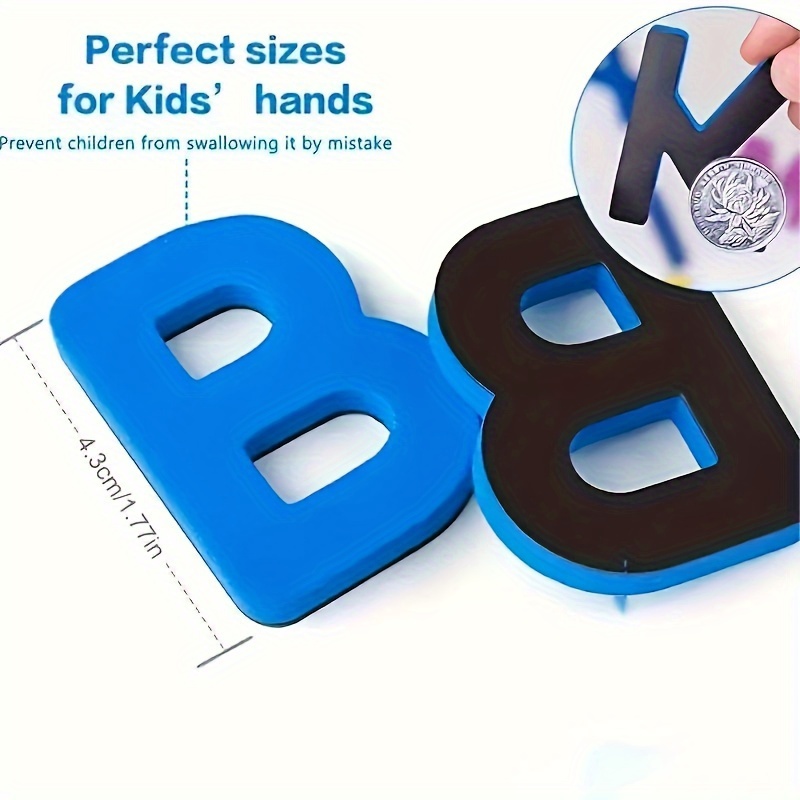 Red & Blue English Letter Magn - Kids Educational - Alphabet Numbers & More recension och pris