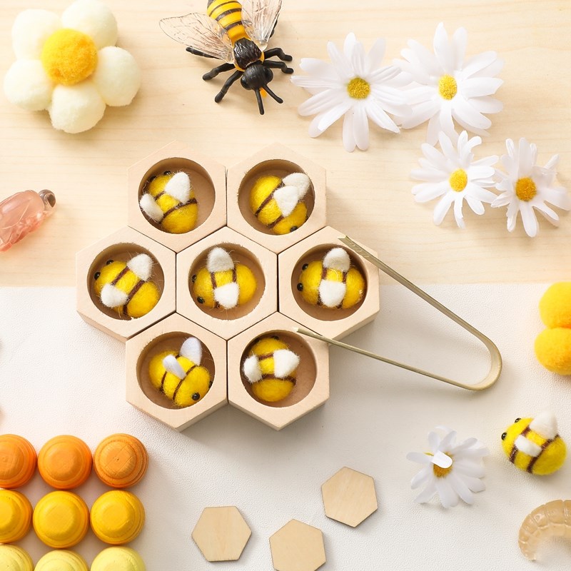 Sensory Bee Toys Newborn Fine  - Montessori Shelf Toy recension och pris