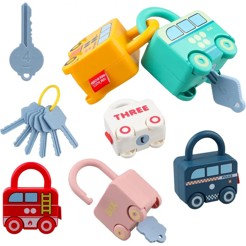 Educational Car Shaped Puzzle  - Montessori Shelf Toy recension och pris