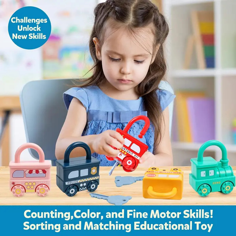 Educational Car Shaped Puzzle  - Montessori Shelf Toy recension och pris