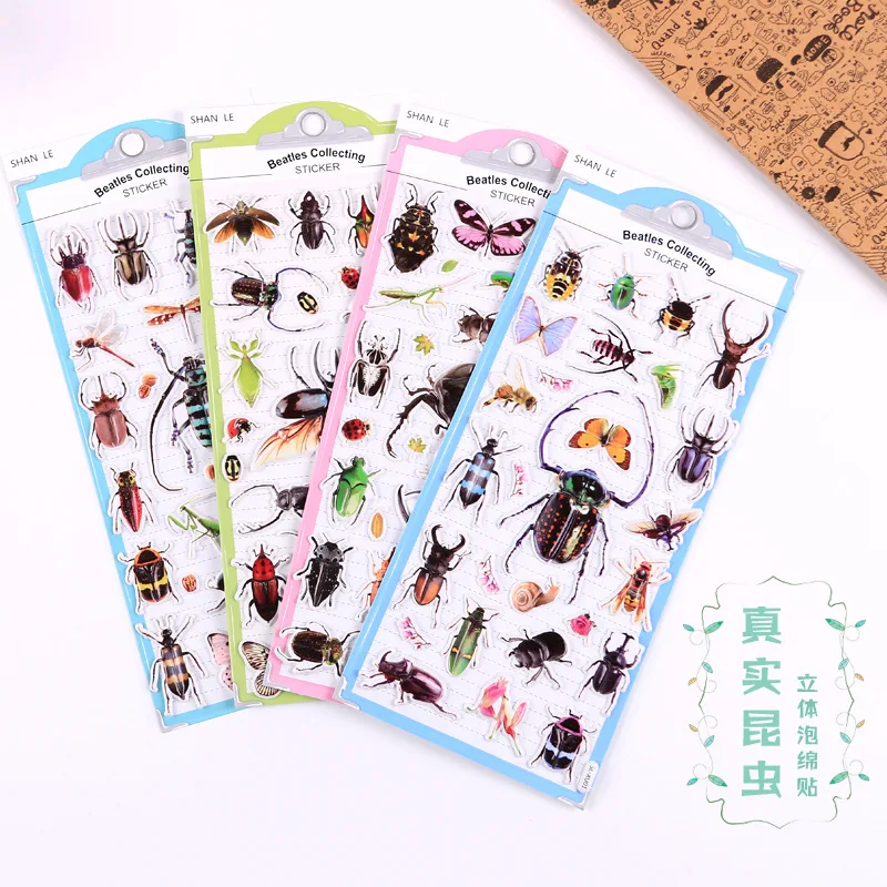 Hot Sale 3D Lifelike Insect St - Kids Education Charts recension och pris