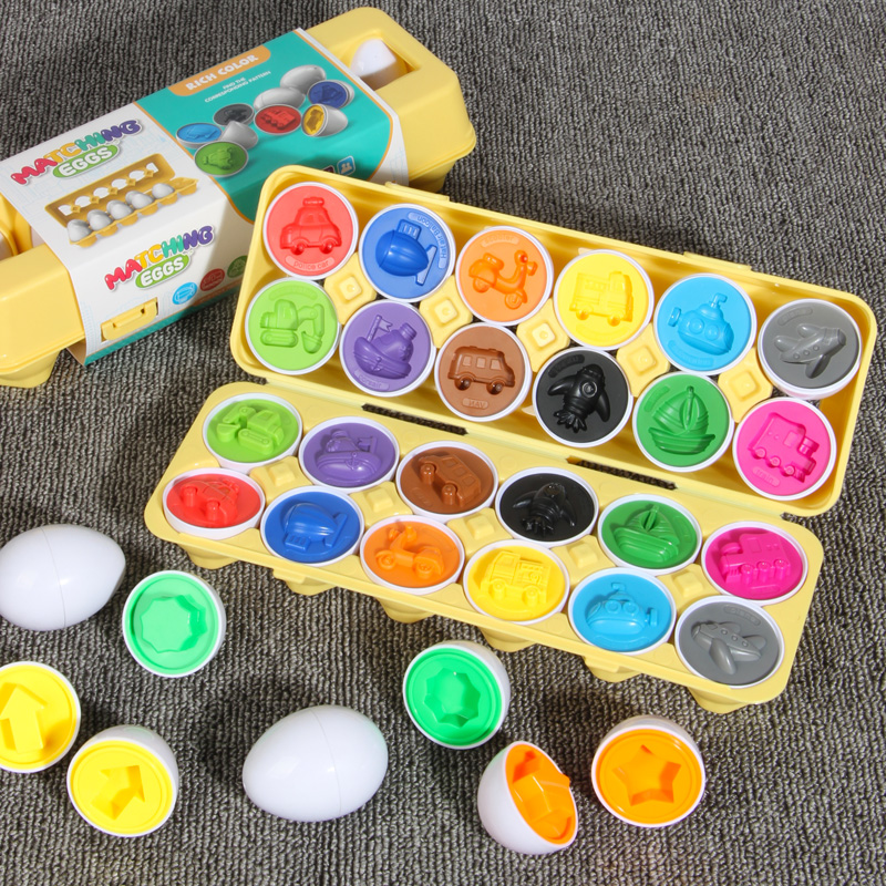 Eggs Screws 3D Puzzle Montesso - Montessori Shelf Toy recension och pris