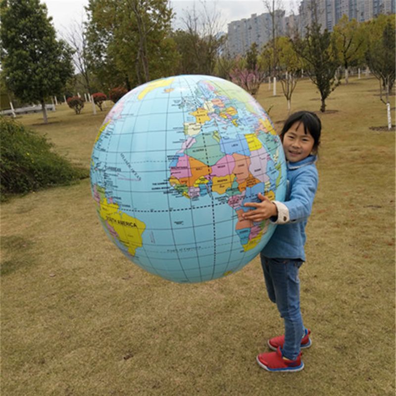 90CM Inflatable Earth World Ge - Educational Globe For Kids recension och pris