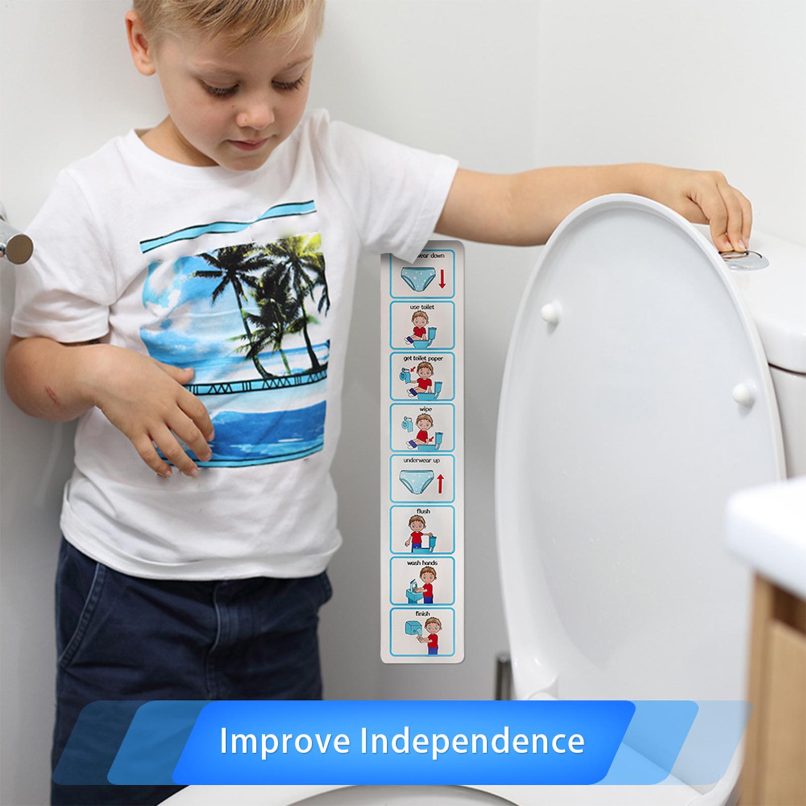 Potty Training Visual Schedule - Kids Education Charts recension och pris