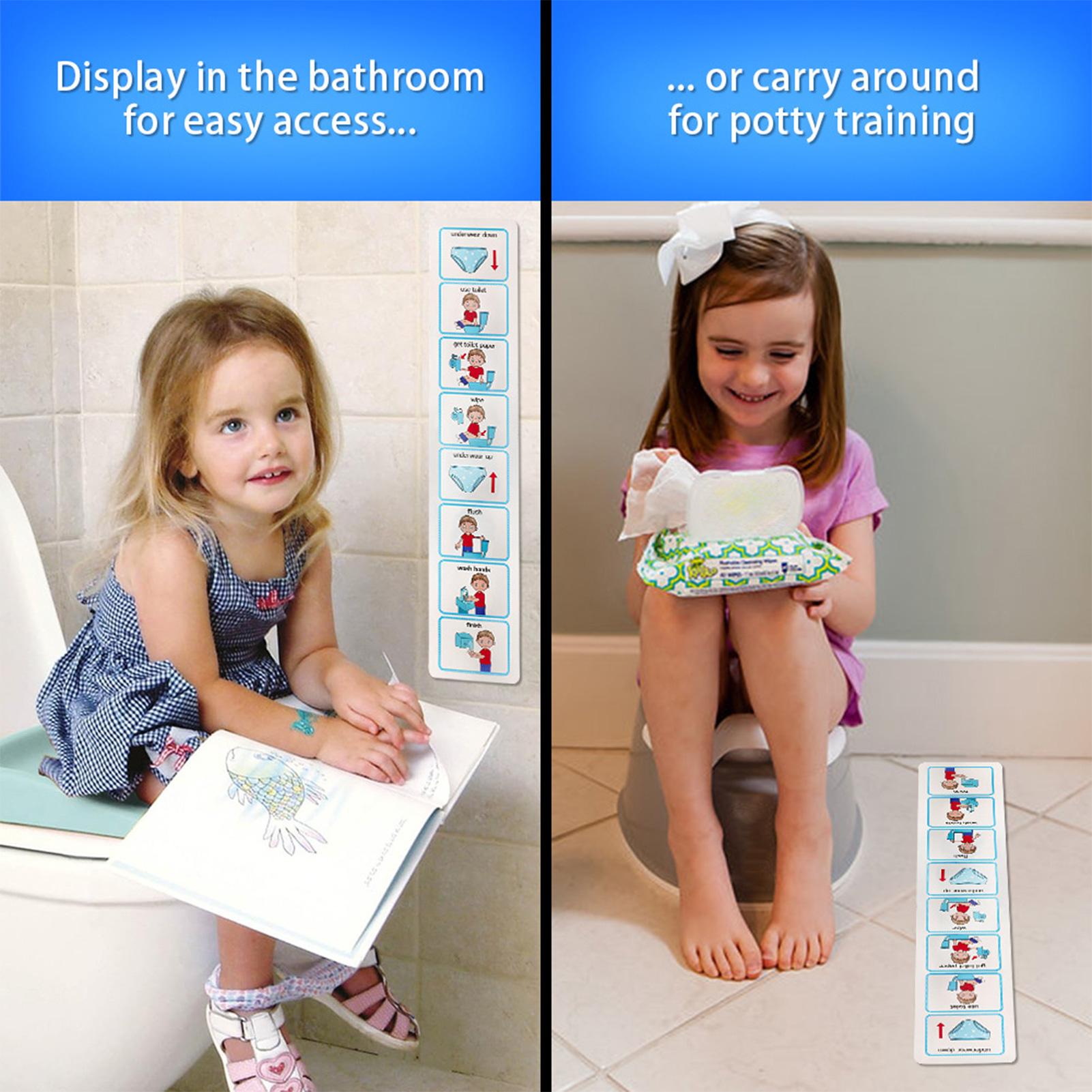 Potty Training Visual Schedule - Kids Education Charts recension och pris