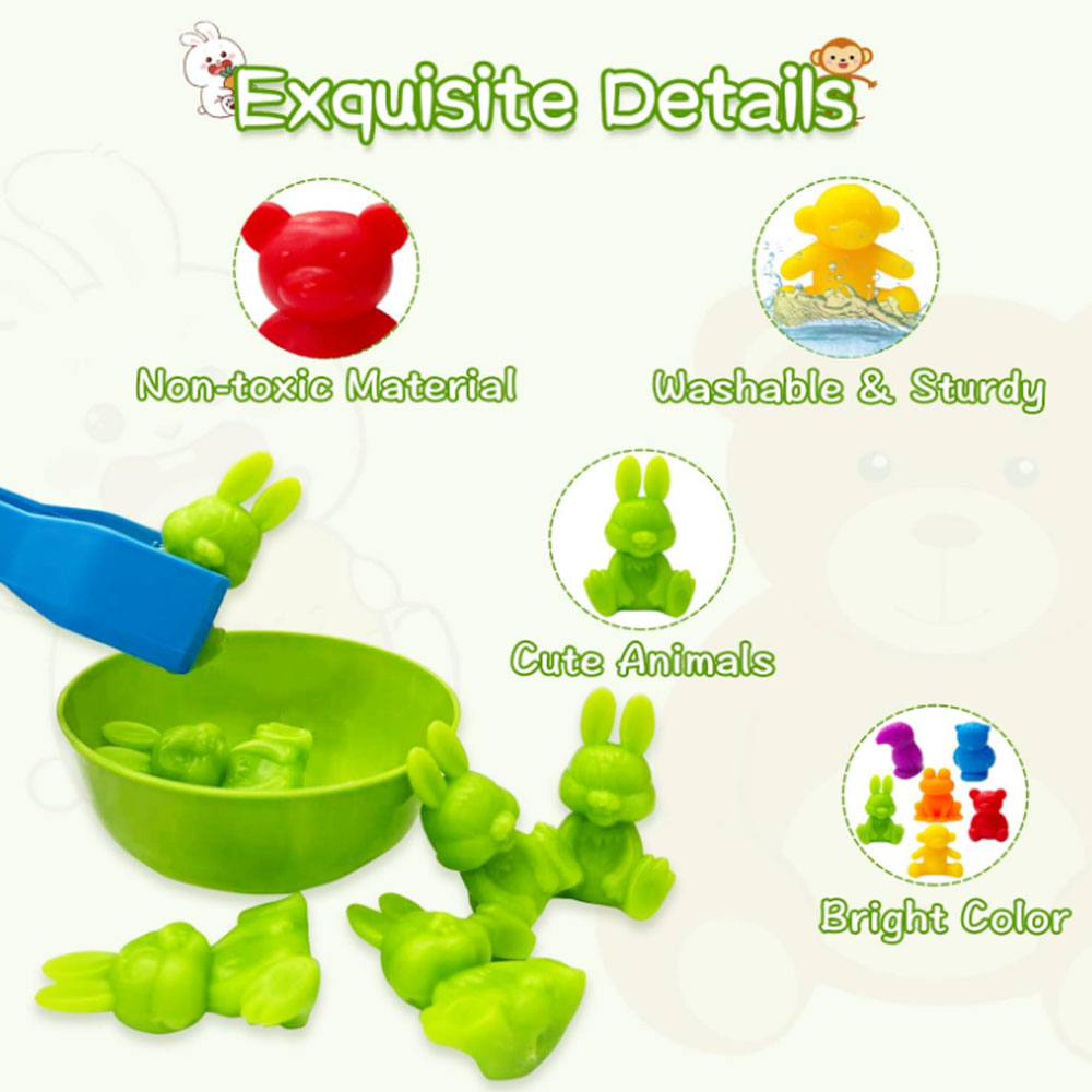 Counting & Sorting Animal Toys - Montessori Shelf Toy recension och pris