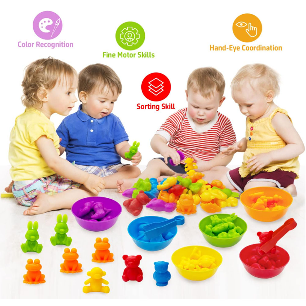 Counting & Sorting Animal Toys - Montessori Shelf Toy recension och pris