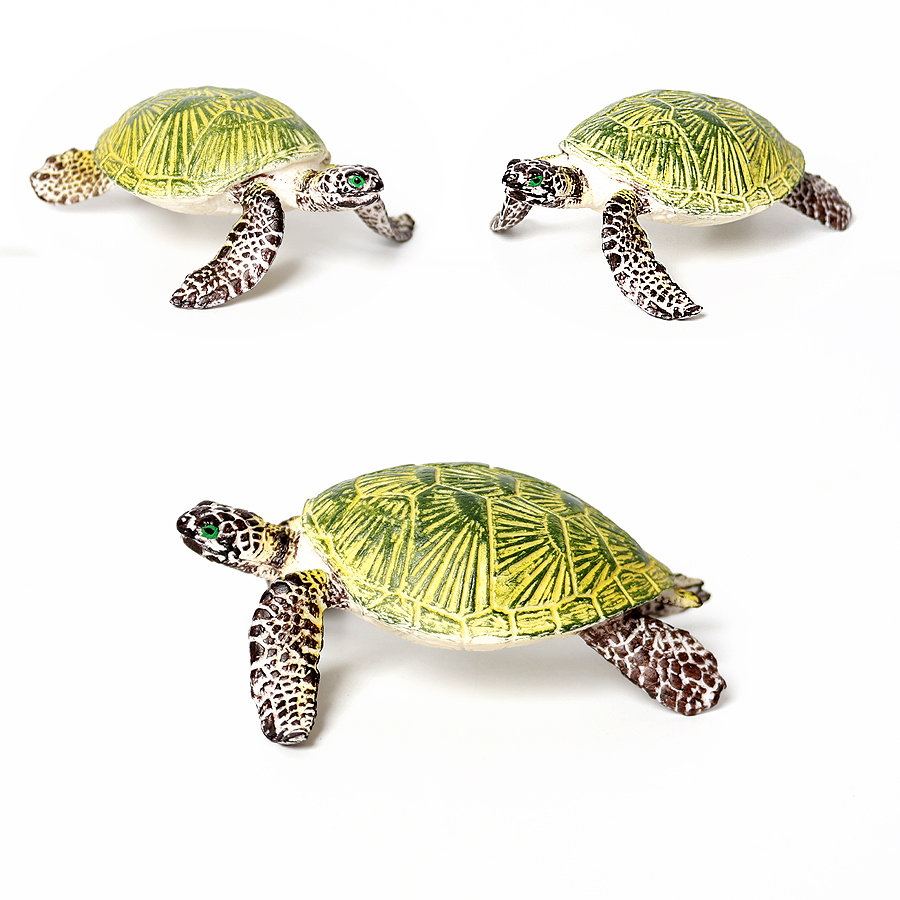 Realistic Plastic Sea Turtle L - Kids Education Shows recension och pris