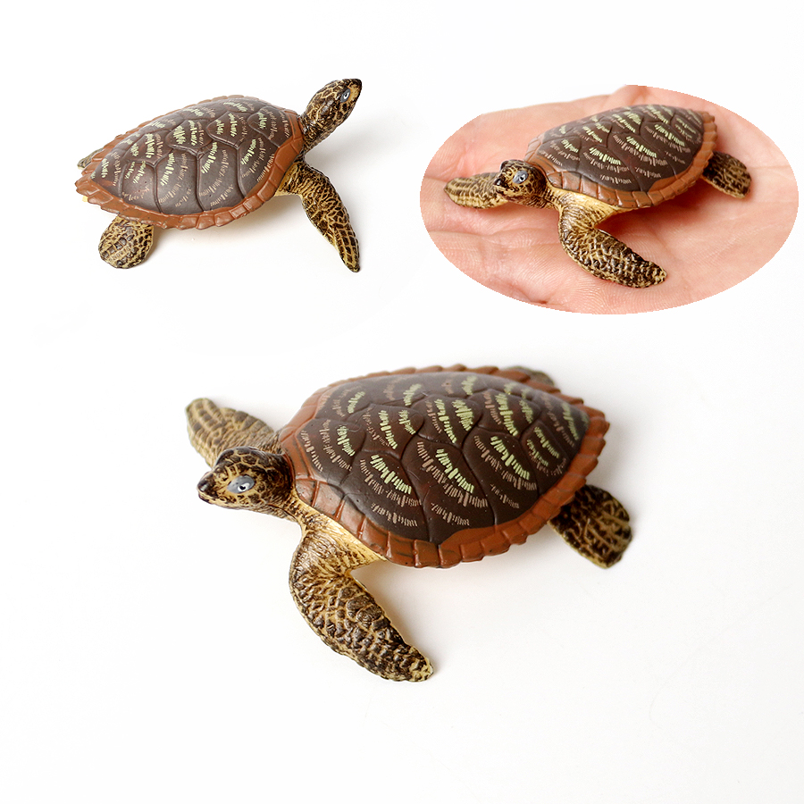 Realistic Plastic Sea Turtle L - Kids Education Shows recension och pris