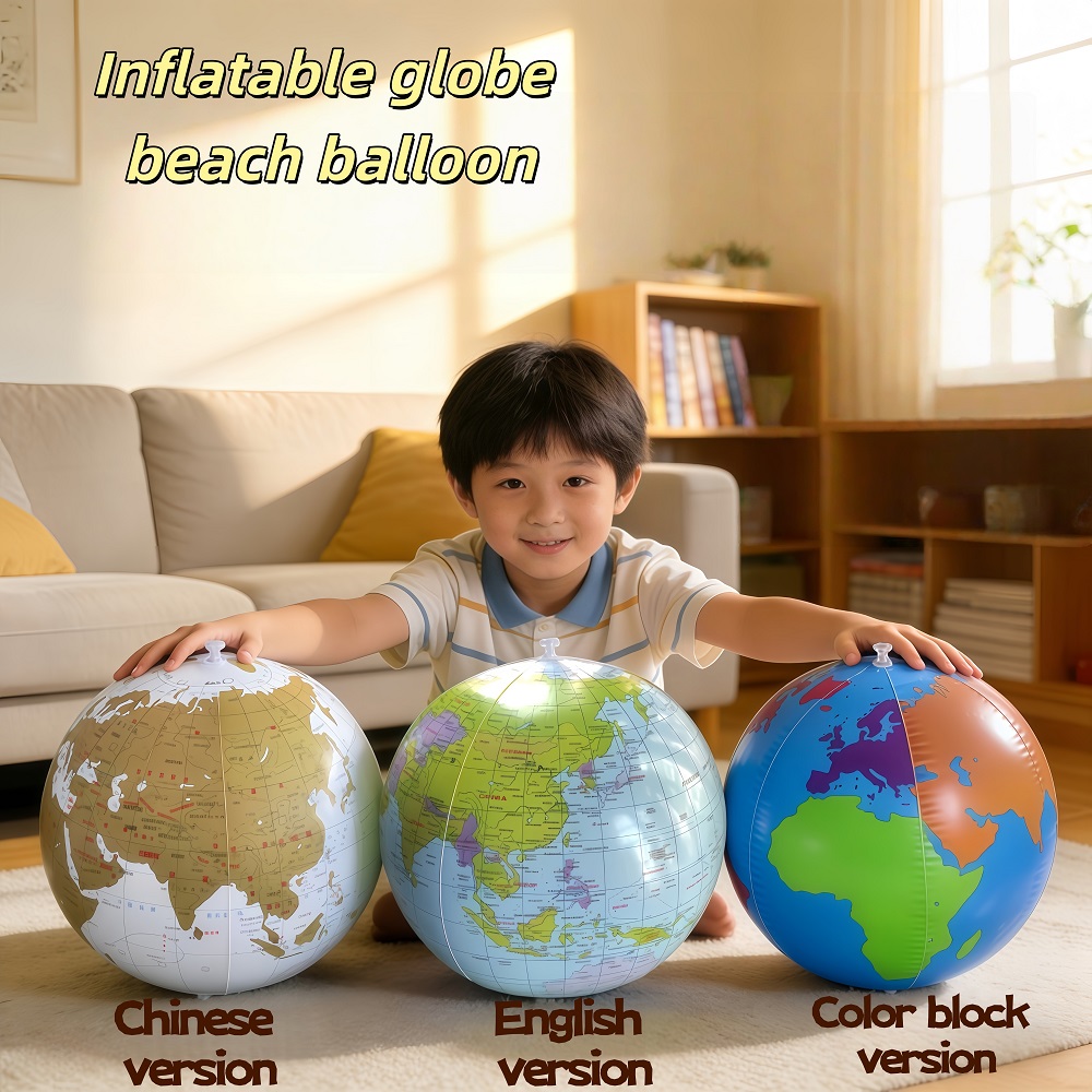 30cm Inflate Globe Beach Ball  - Educational Globe For Kids recension och pris