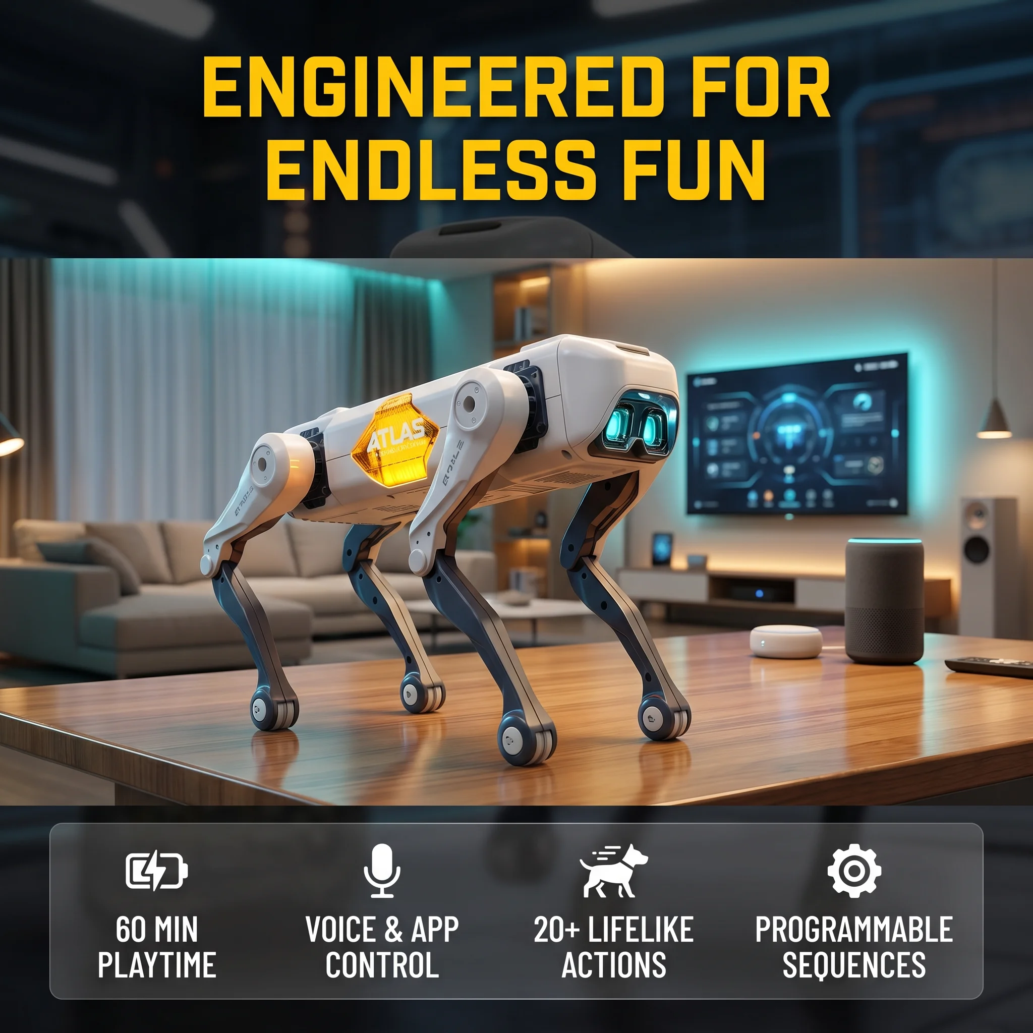 AI Smart Robot Dog, Voice & AP - Kids Education Gift recension och pris