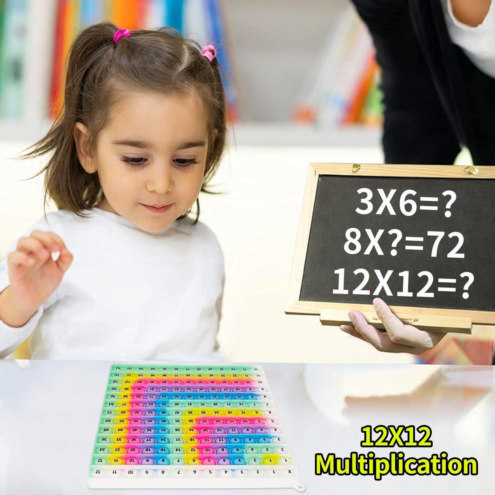 Rainbow Silicone Multiplicatio - Kids Education Charts recension och pris