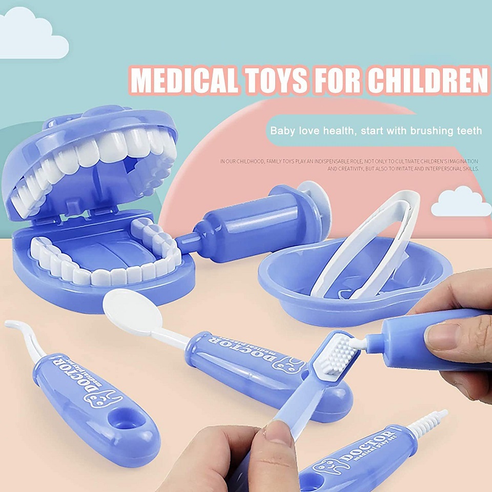 9Pcs Dental Kit Toy Dentistry  - Kids Education Shows recension och pris