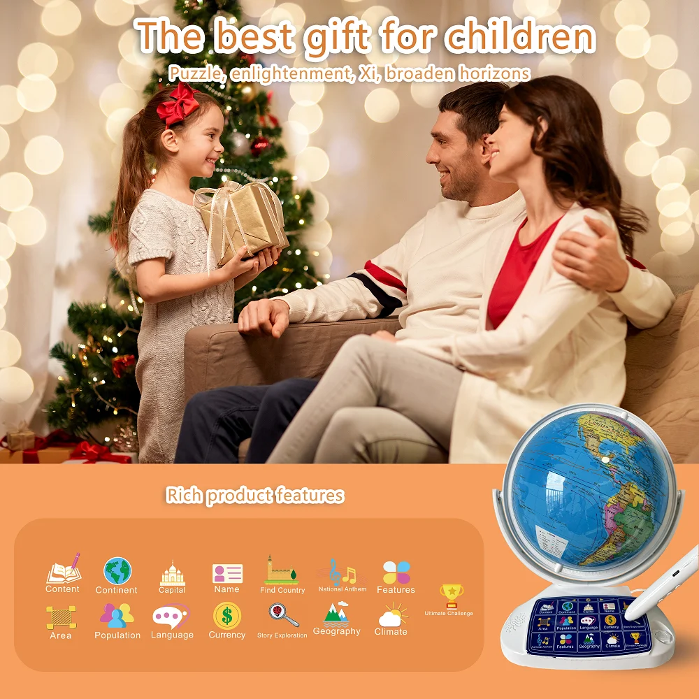 AR Interactive Smart Globe Kid - Educational Globe For Kids recension och pris