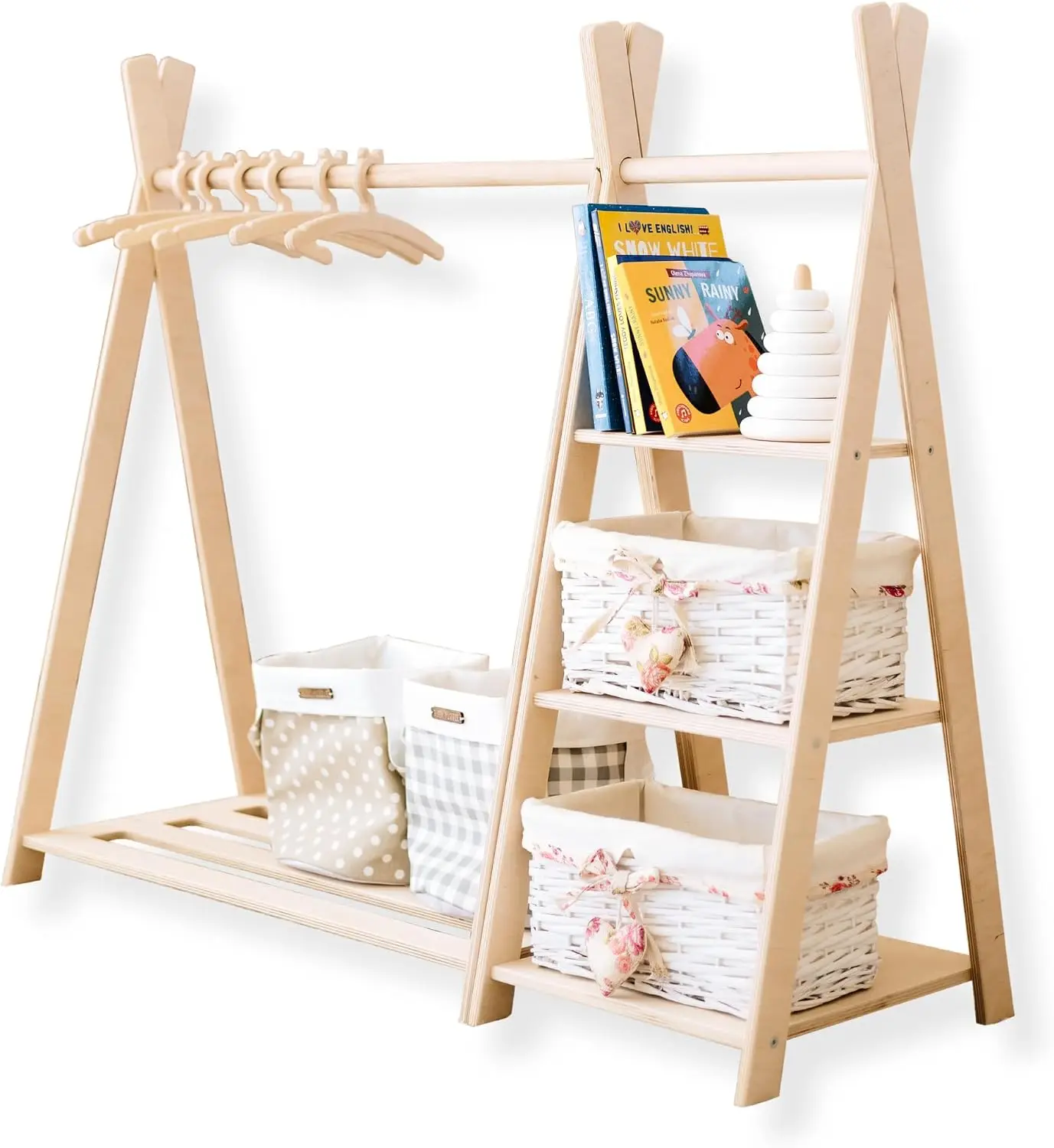 Toy Storage + Montessori Wardr - Montessori Shelf Toy recension och pris