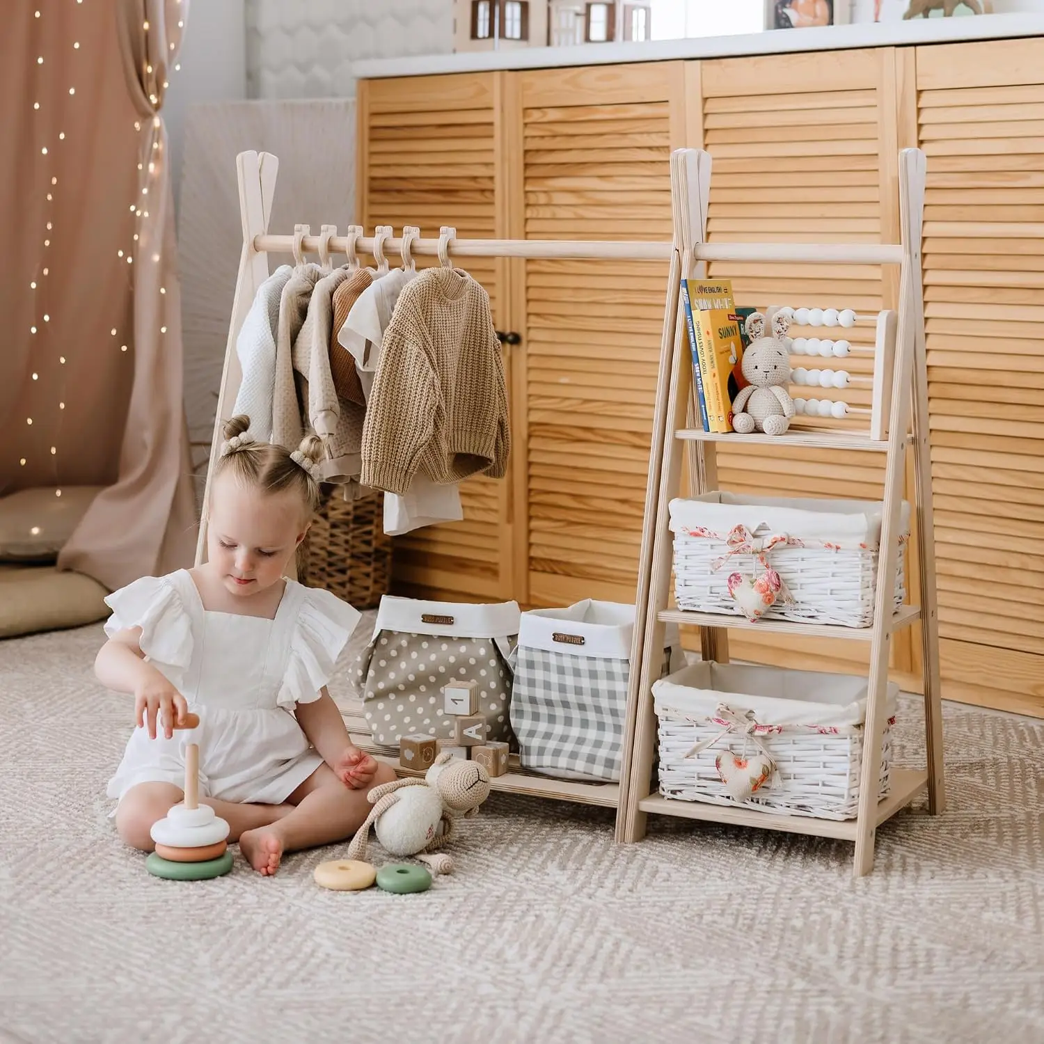 Toy Storage + Montessori Wardr - Montessori Shelf Toy recension och pris