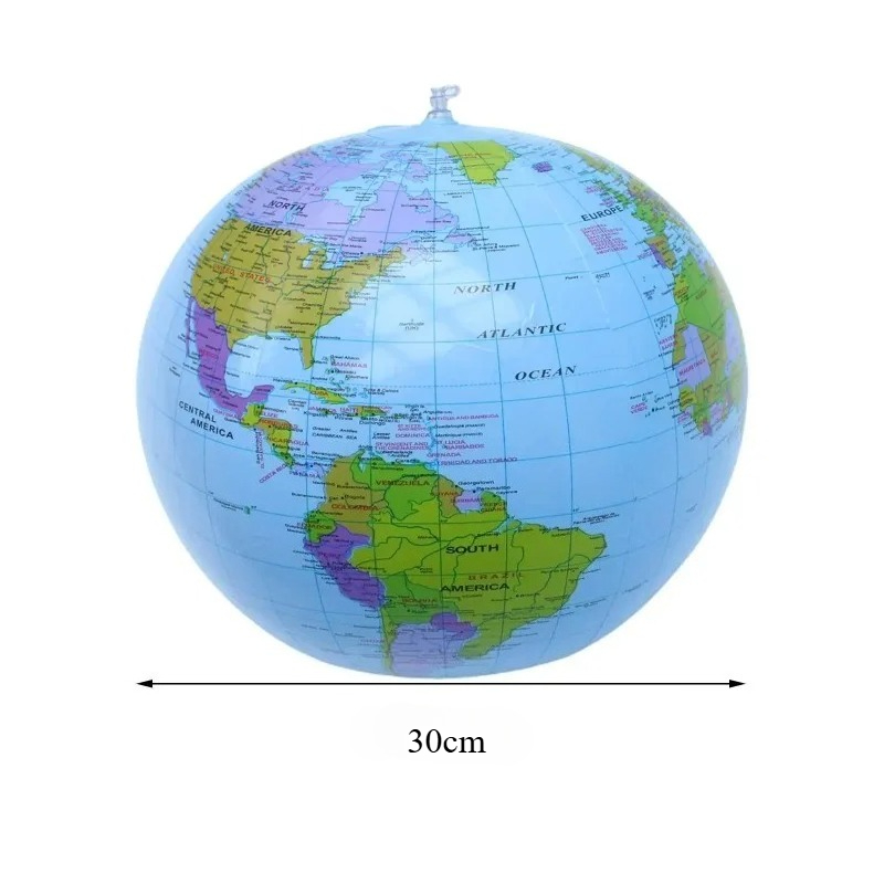 Inflatable Earth Globe Easy to - Educational Globe For Kids recension och pris