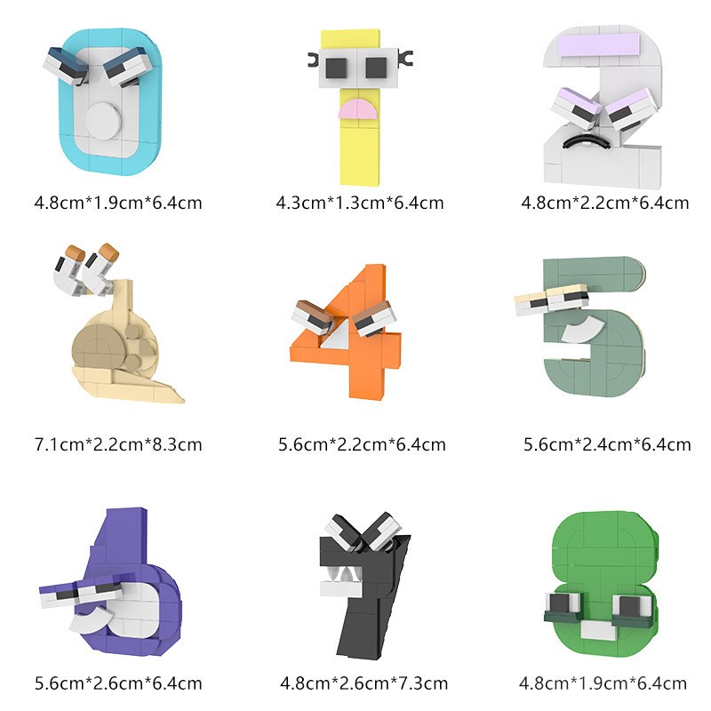 Creative MOC Number Lore Alpha - Kids Educational - Alphabet Numbers & More recension och pris